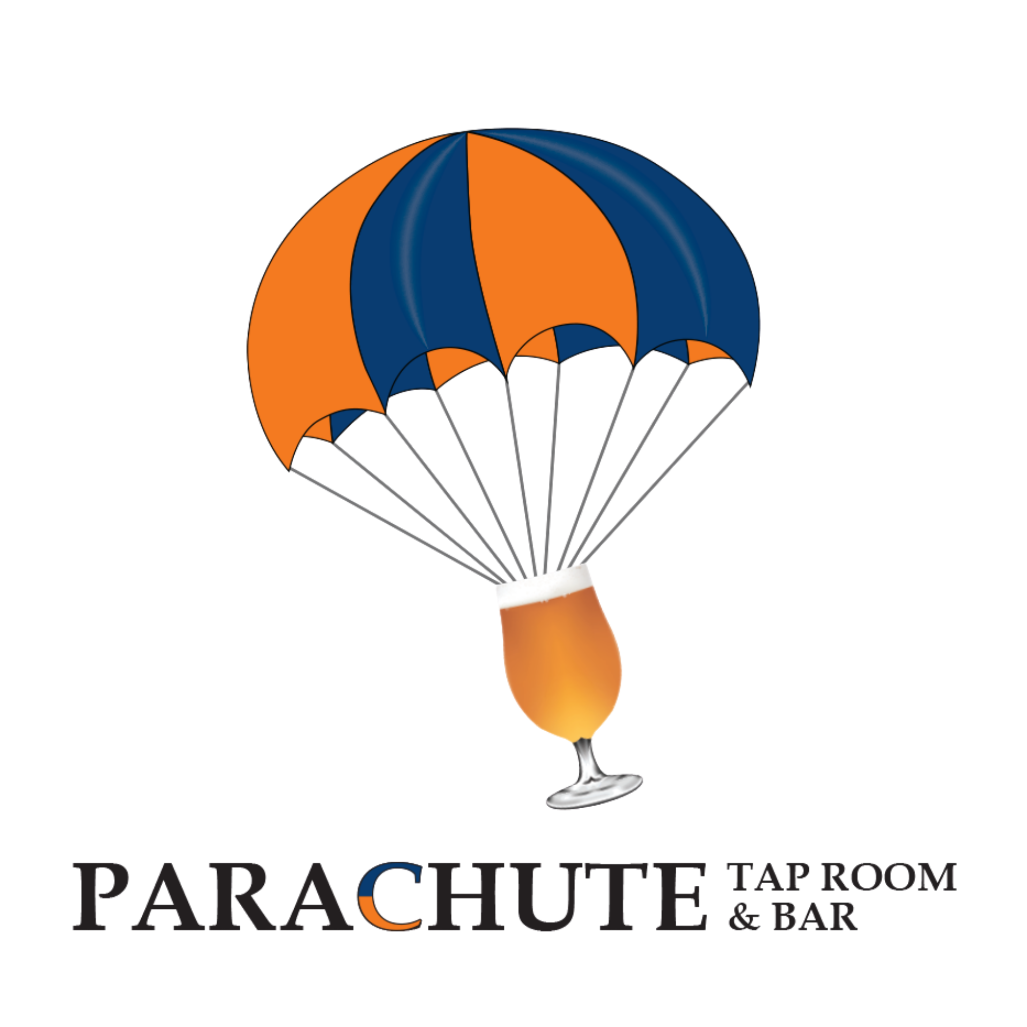 Parachute Tap Room & Bar in Sherborne Logo